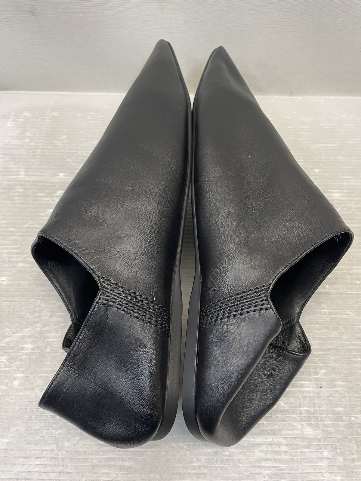 BALENCIAGA FLAT MULE SMOOTH LAMBSKIN レザーミュール 44 黒