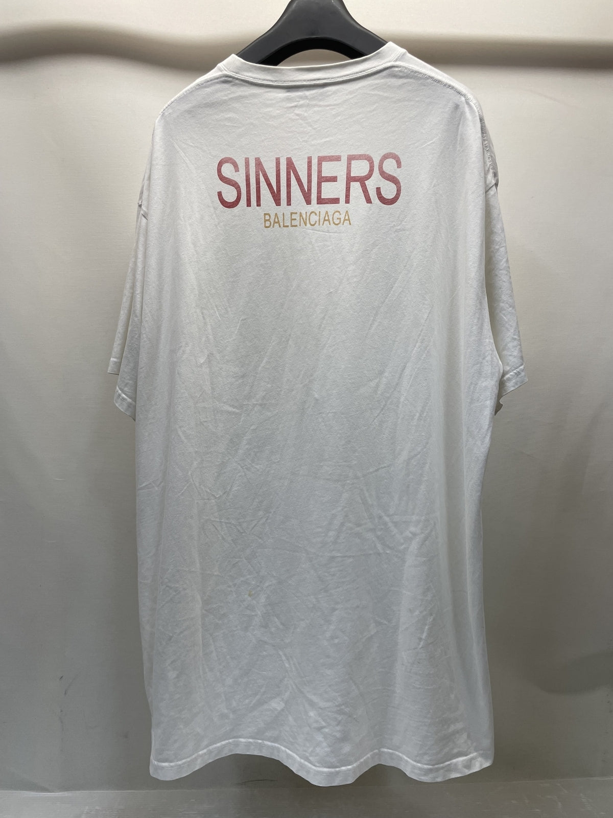 BALENCIAGA 18SS SINNERS オーバーサイズTee XL 白