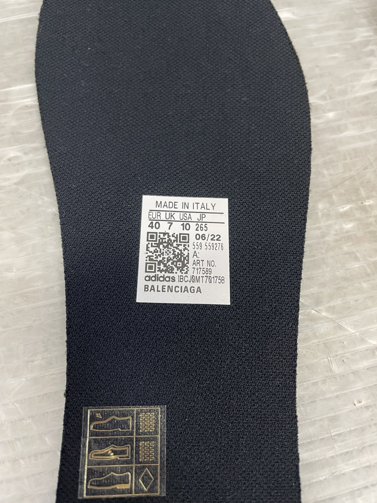 Balenciaga×adidas Speed Trainer スピードトレーナー 26.5cm 717589