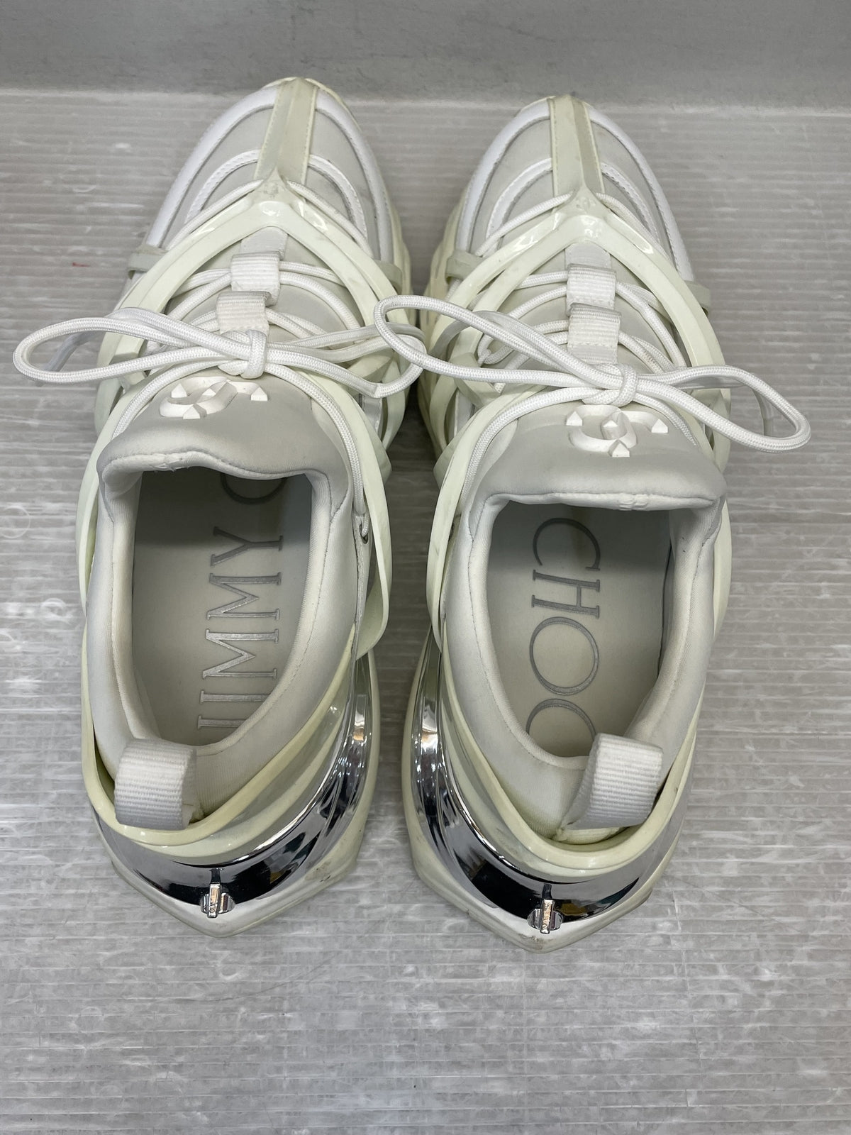 JIMMY CHOO COSMOS/M テクニカルスニーカー 41 白