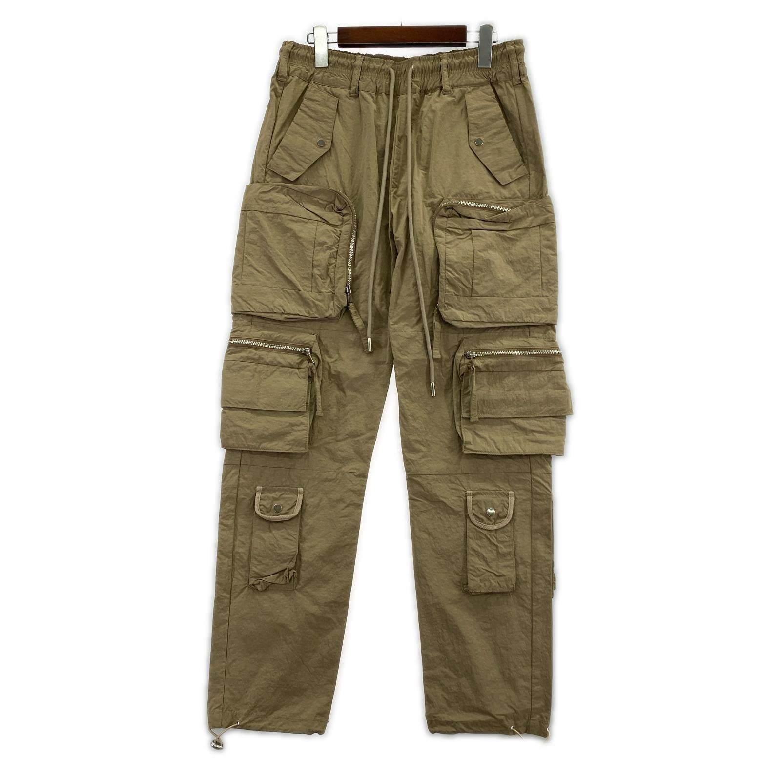 その他ボトムス MLVINCE　ナイロンカーゴパンツ　ベージュ　M M ベージュ