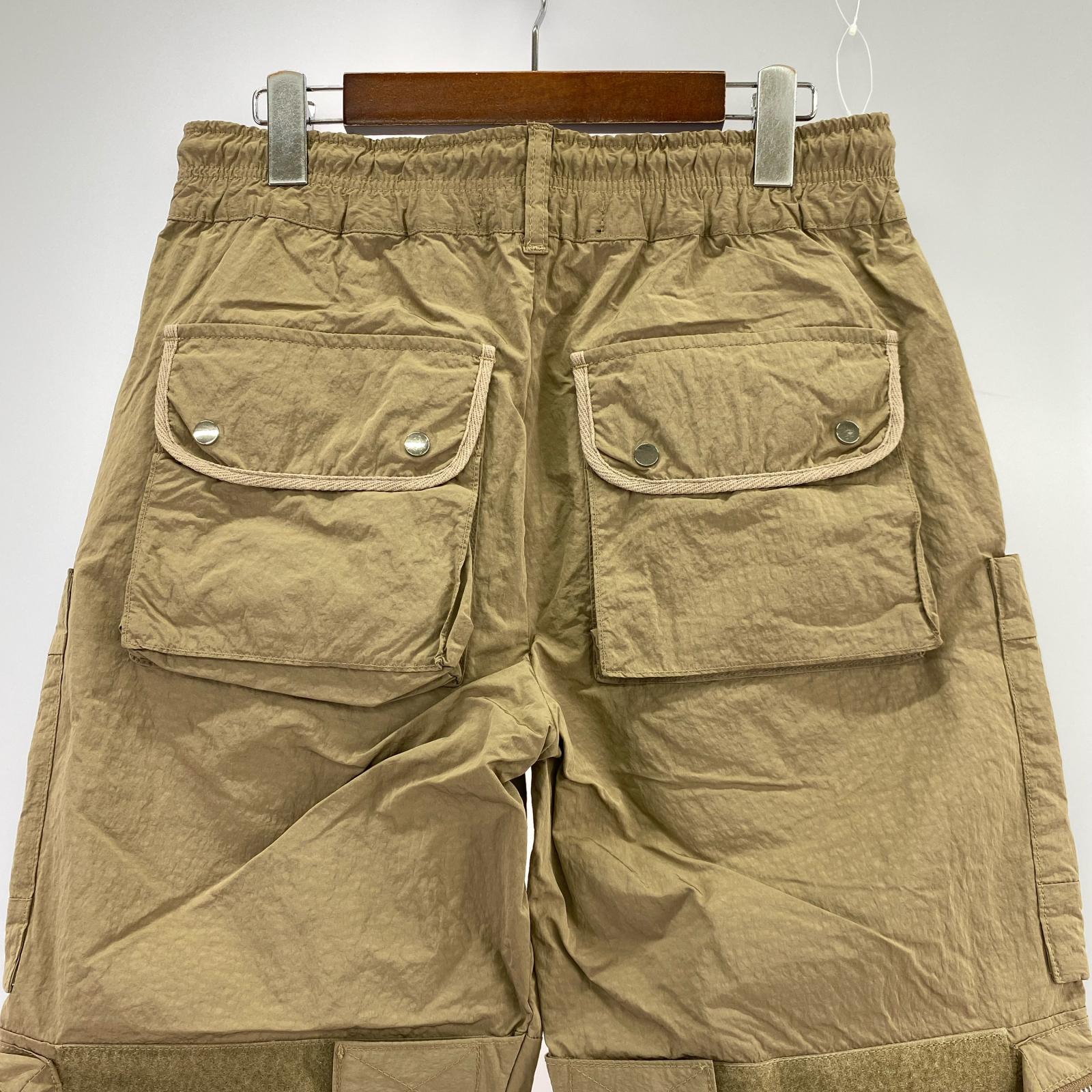 その他ボトムス MLVINCE　ナイロンカーゴパンツ　ベージュ　M M ベージュ
