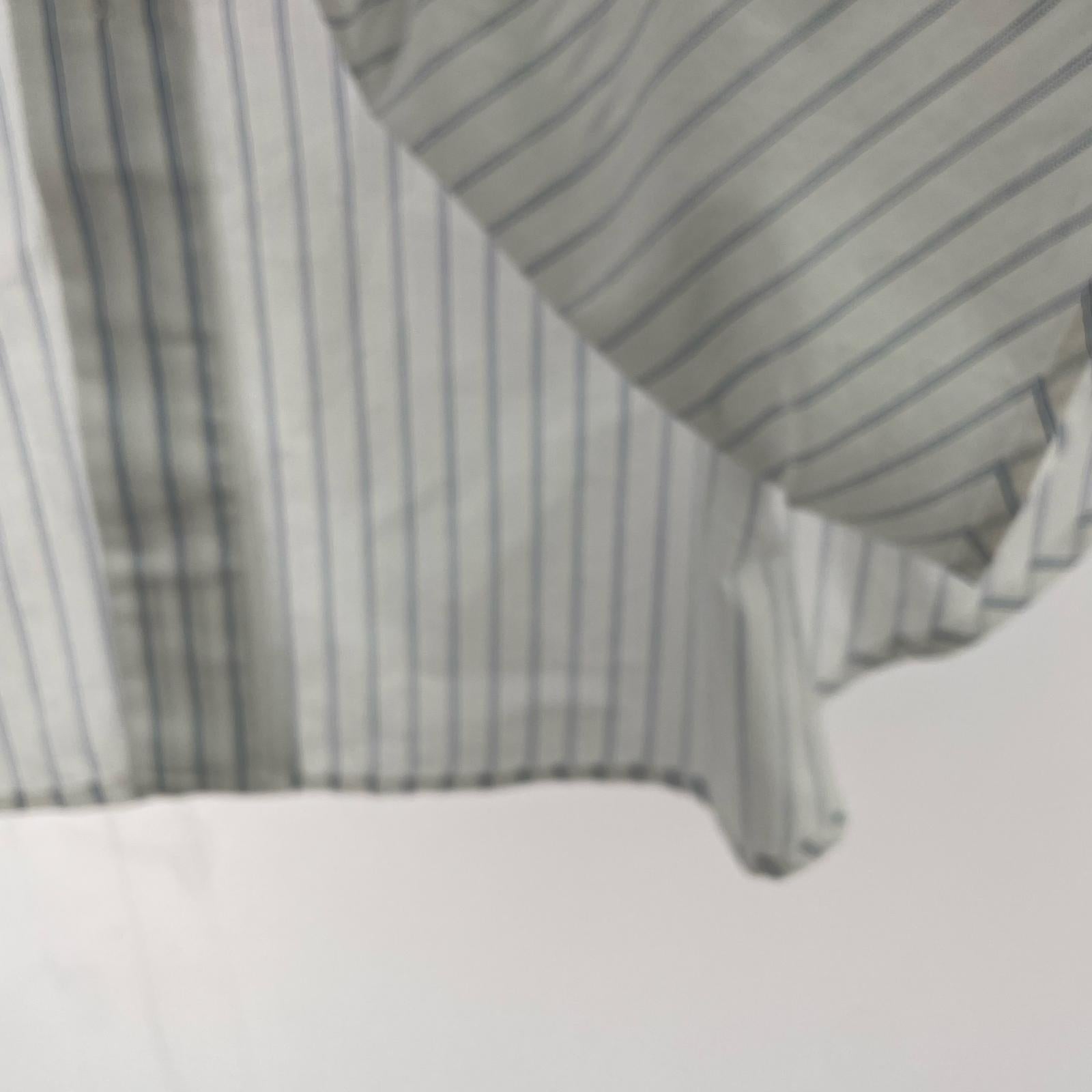 長袖シャツ HED MAYNER PAPER TOUCH STRIPE SHIRT ストライプオーバーシャツ M ストライプ M