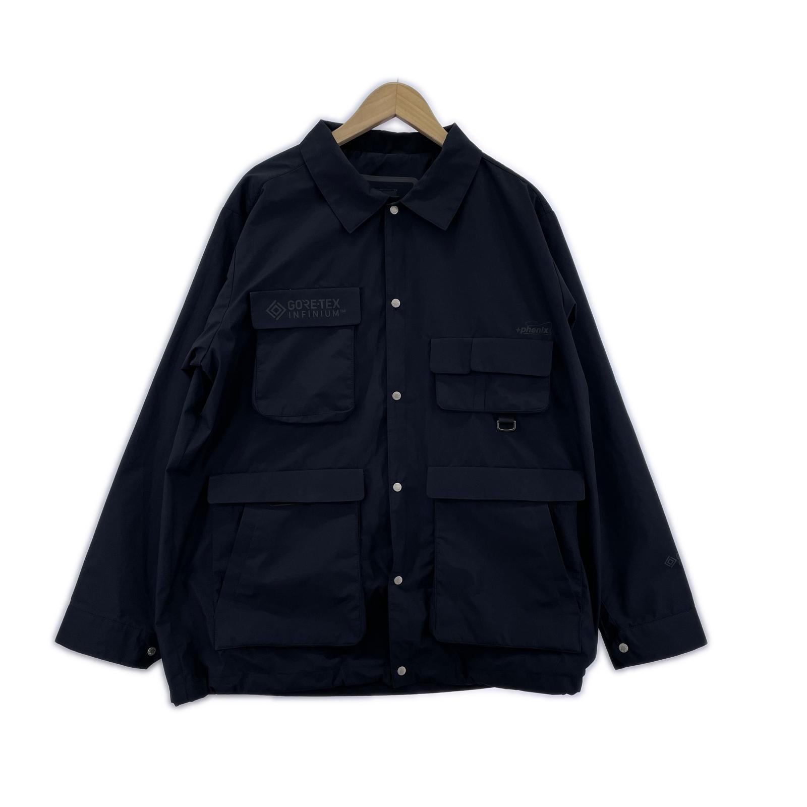 ジャケット +phenix FISHING GORETEX JACKET 黒 L ブラック