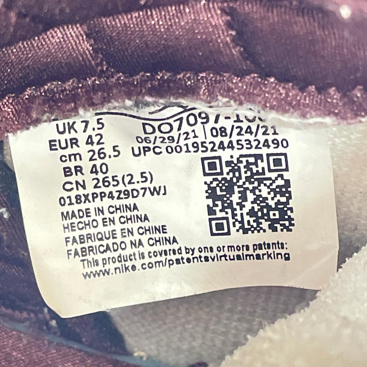 スニーカー AJ1 RETRO HIGH OG SP(26.5cm) 26.5cm (US8 1/2 UK8 EU43)