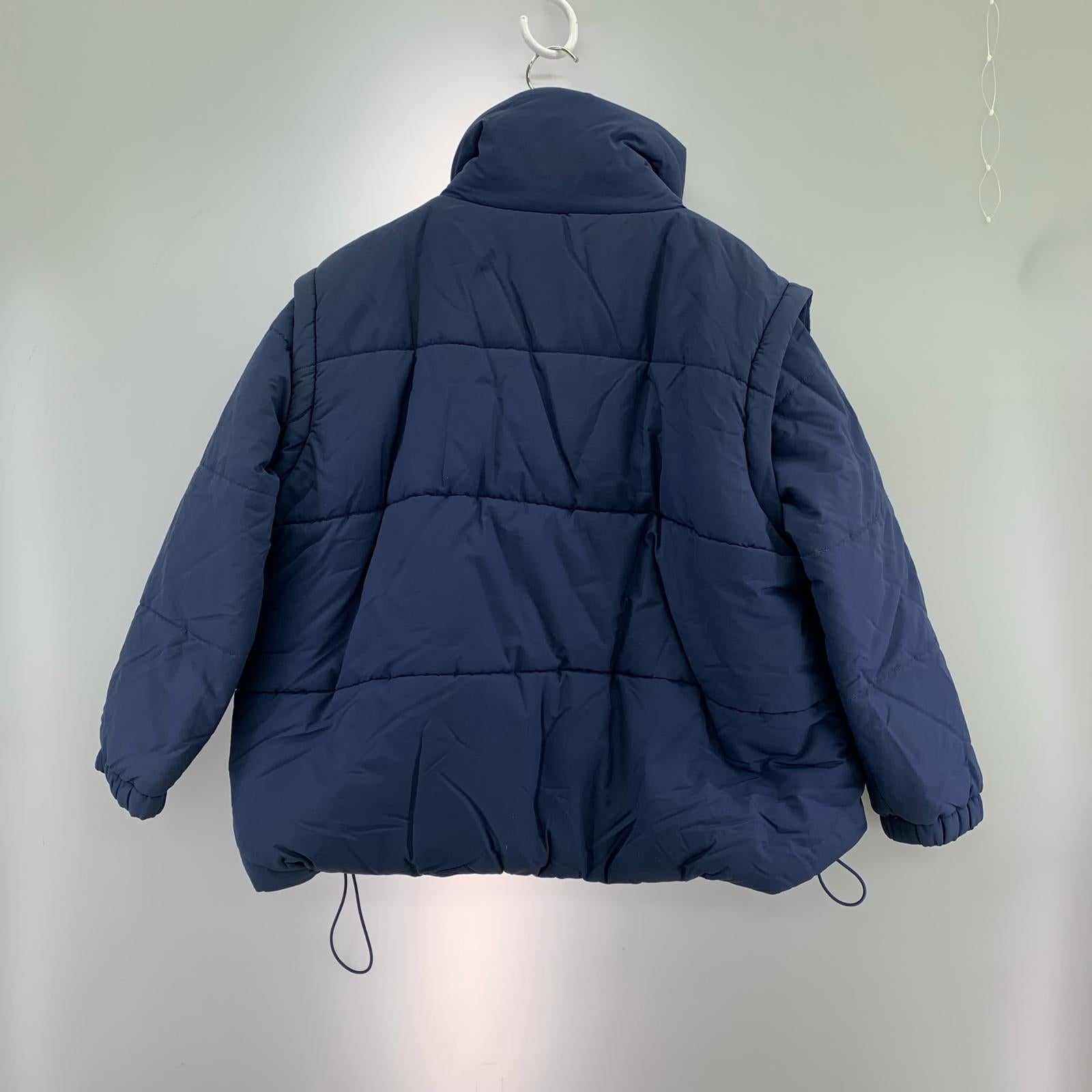 ジャケット HTH ナイロン 青 (F) フリー ブルー
