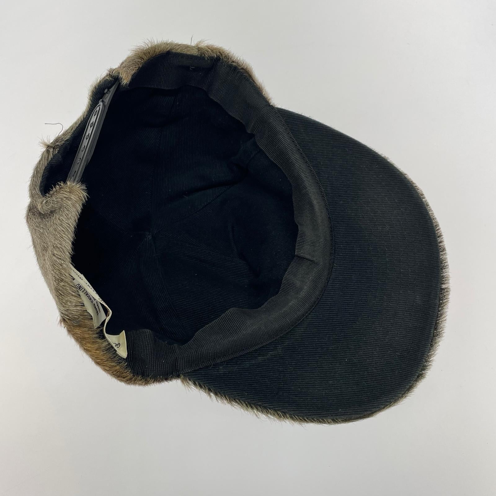 キャップ golden goose deluxe brand　ファー ブラウン