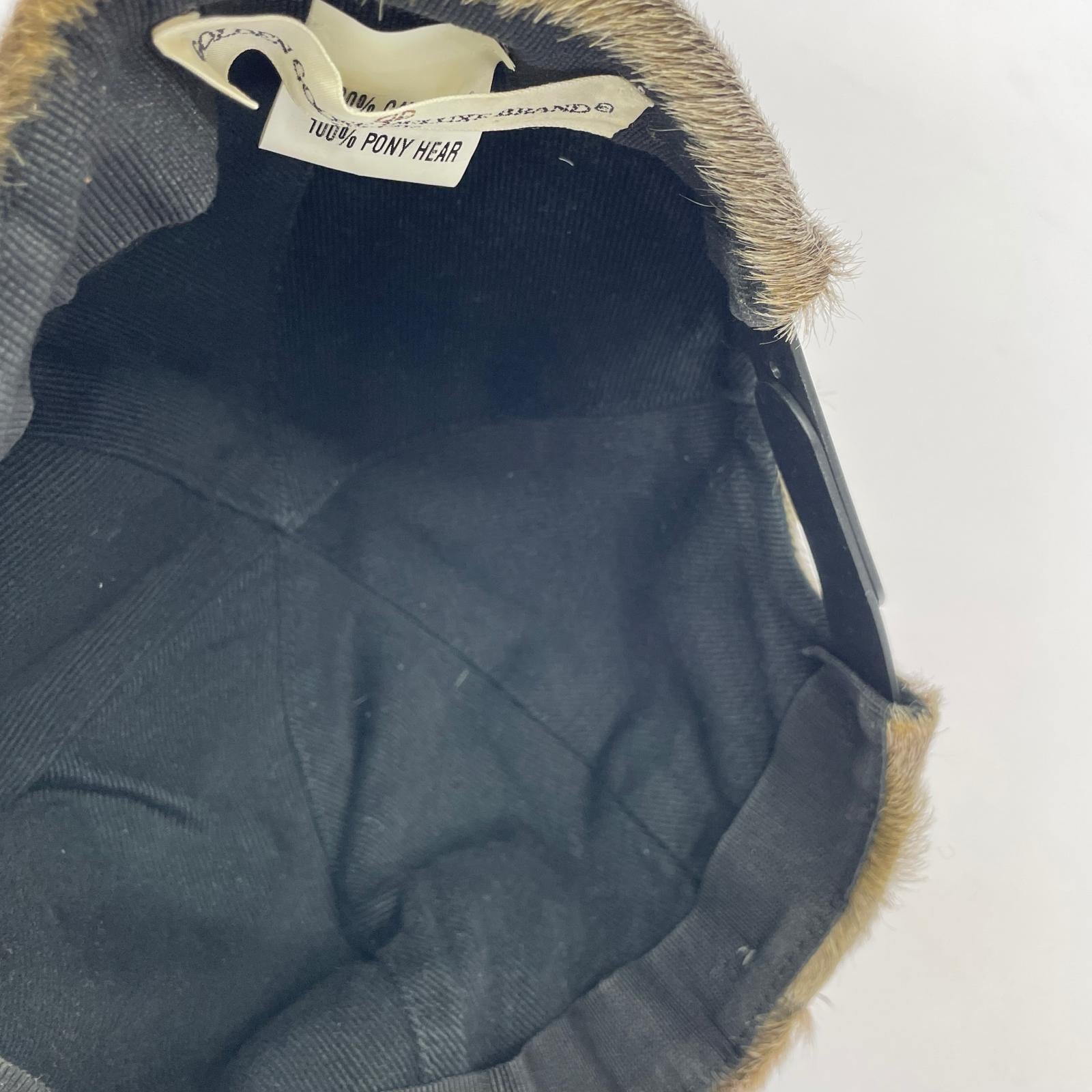 キャップ golden goose deluxe brand　ファー ブラウン