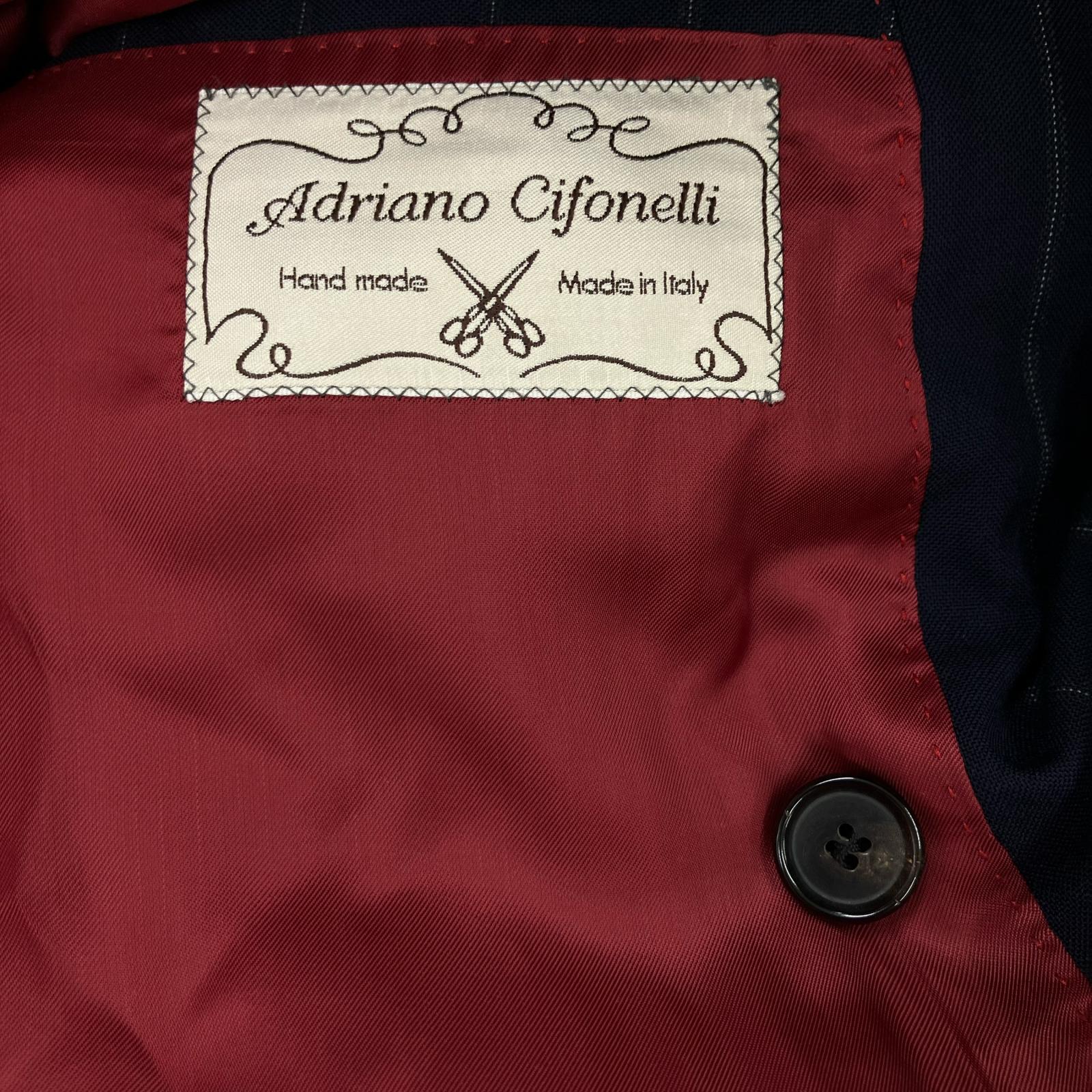 テーラードジャケット Adriano Cifonelli ダブルストライプ（48）