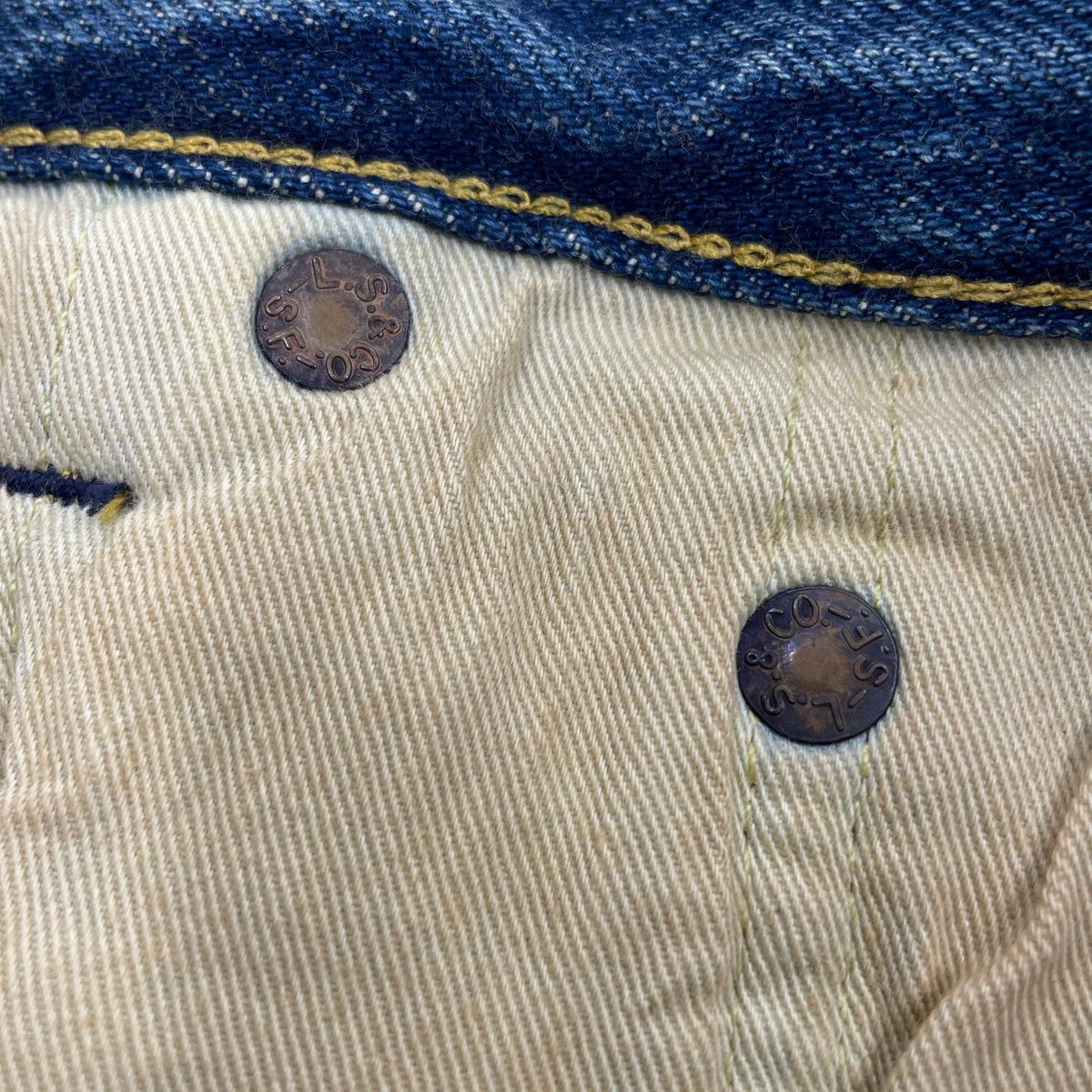デニムパンツ 501XX 55年復刻　W34L32 ブルー