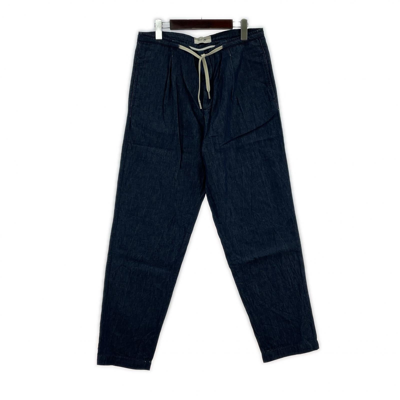 デニムパンツ リラックス テーパードフィット