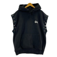 パーカー ×stussy　ノースリーブパーカ　WM-T909 ブラック