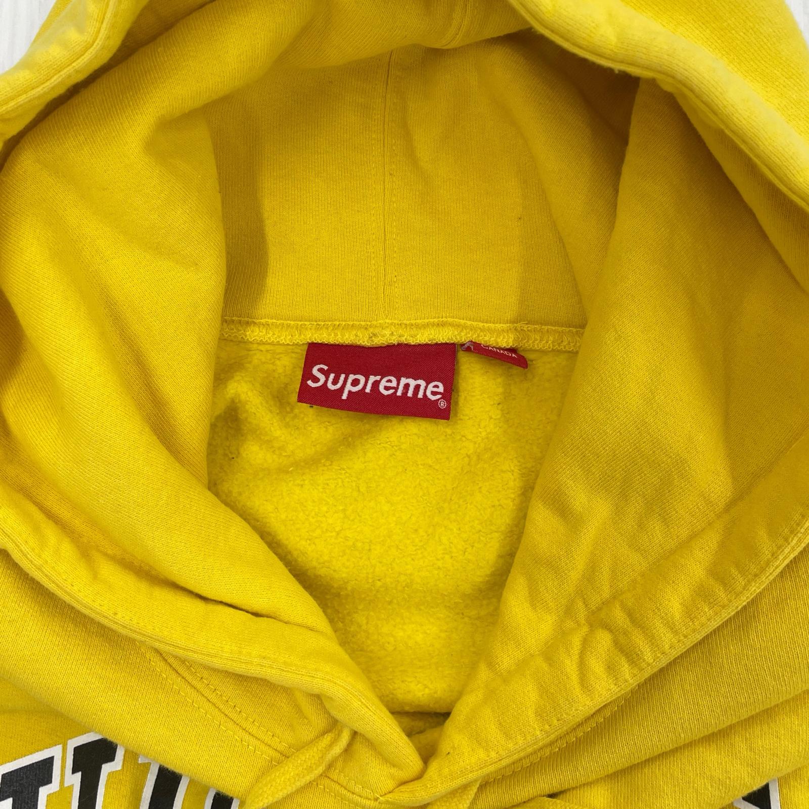 パーカー 20ss XXL HOODED SWEATSHIRT M M イエロー