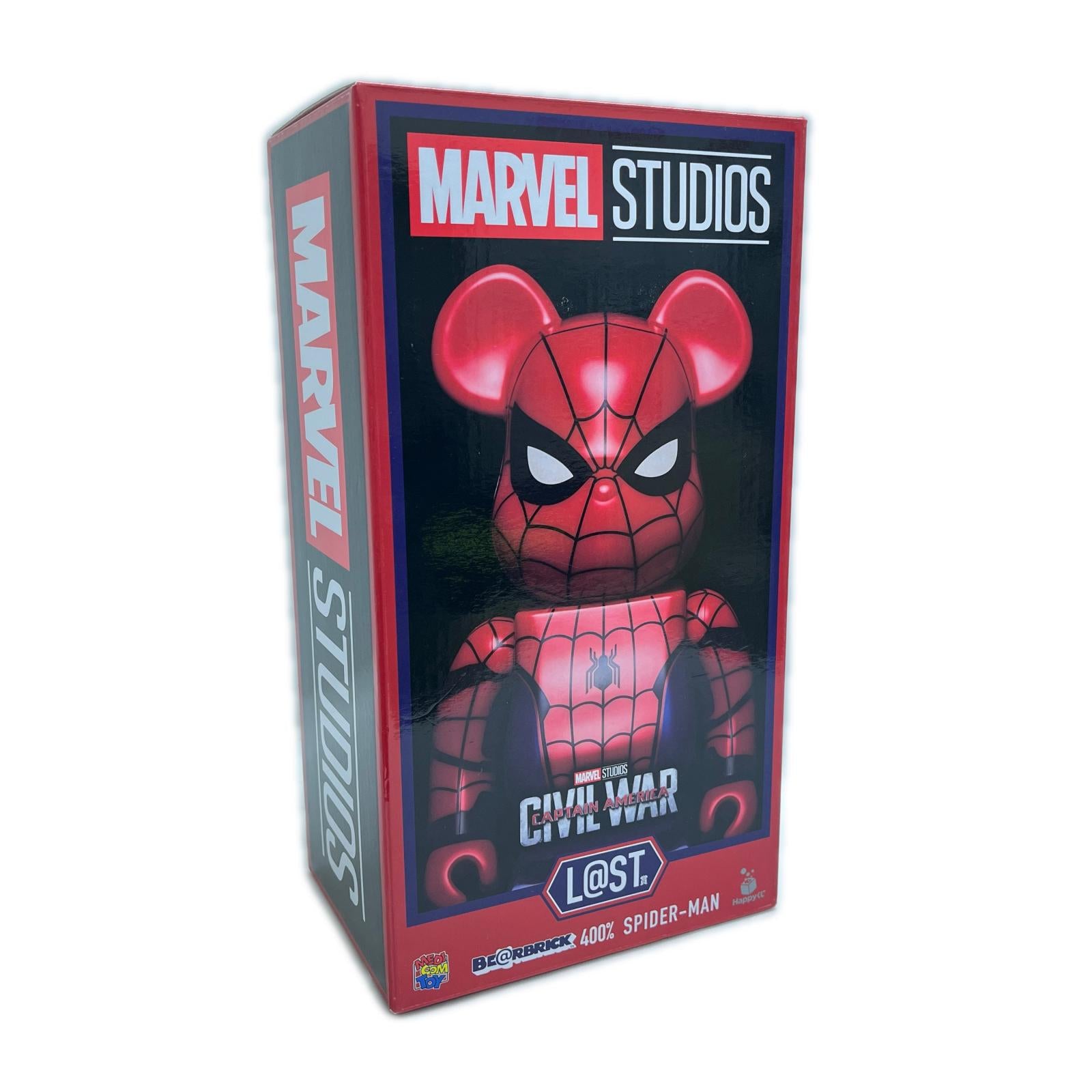 BE@RBRICK 400% SPIDER-MAN CIVIL WAR スパイダーマン MEDICOM TOY フィギュア/グッズ