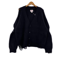 カーディガン KAMIYA Super Repair Knit Cardigan（M） M ブラック