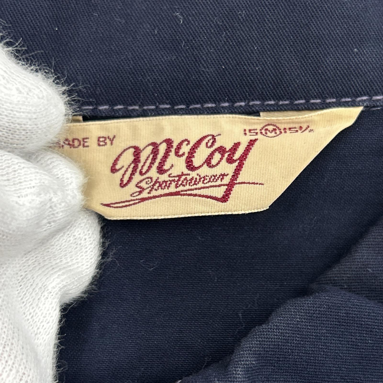 ジャケット MCCOY スイングトップ フェルト REPUBLIC AVIATION M ネイビー