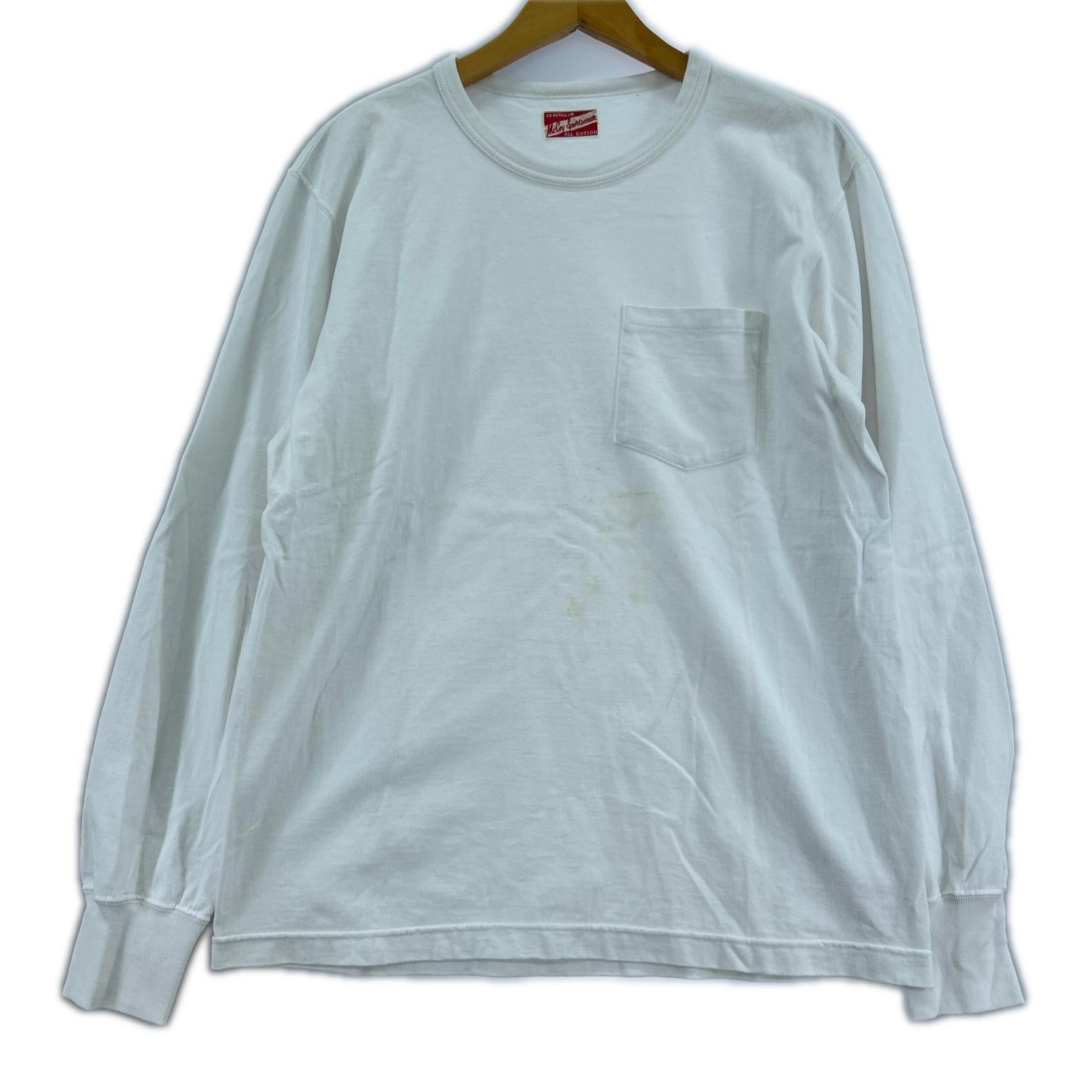 長袖Ｔシャツ MCCOY ロンT 白 38 ホワイト