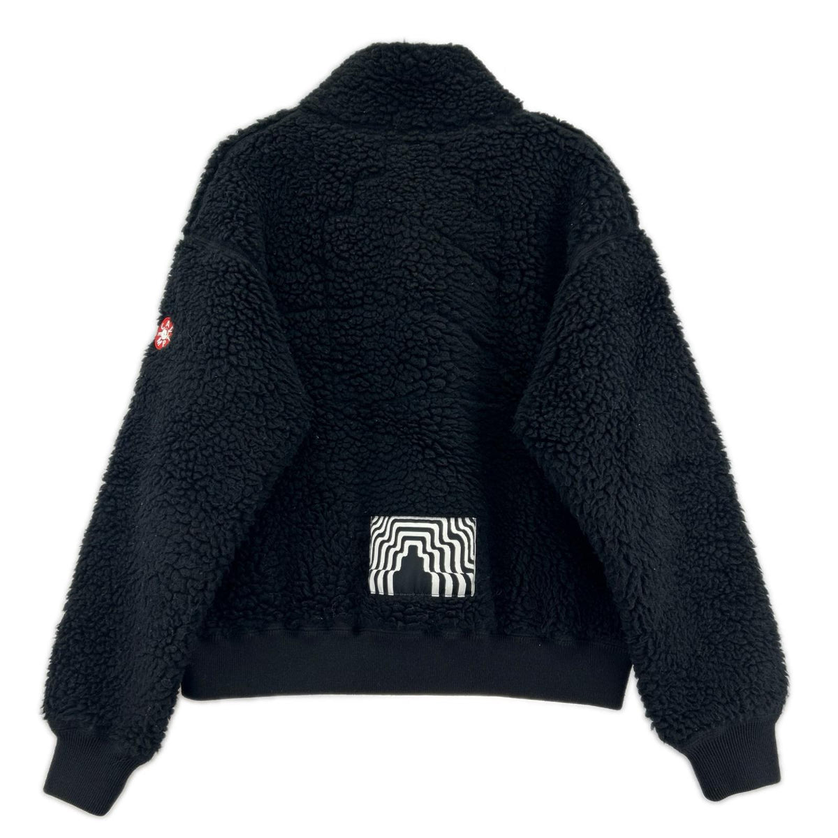 ジャケット HEAVY WOOL BOA HALF ZIP ﾌﾞﾗｯｸ S S ブラック
