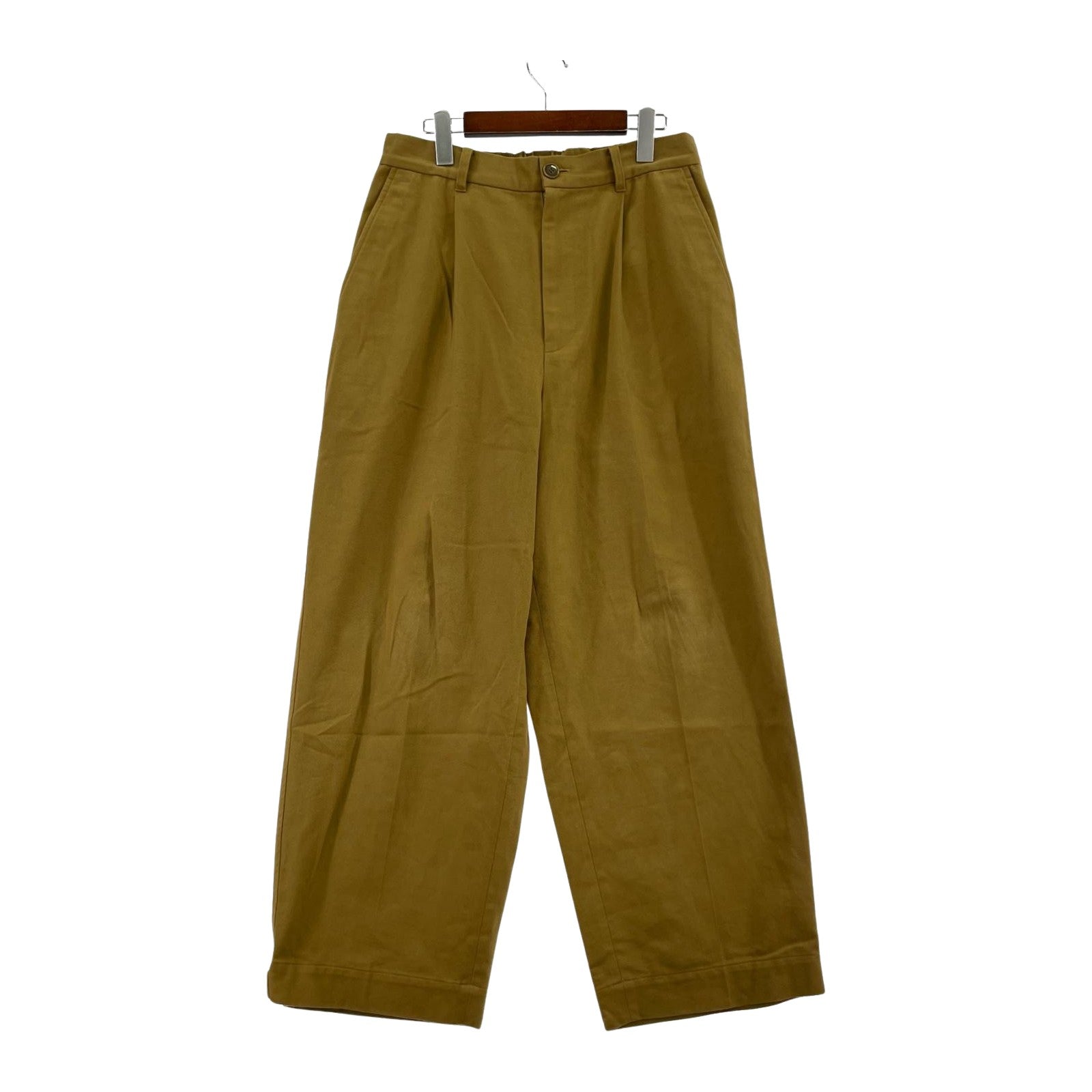 パンツ LIFEMANIA FAVORITE WORK TROUSERS イージーワイドパンツ M M ベージュ