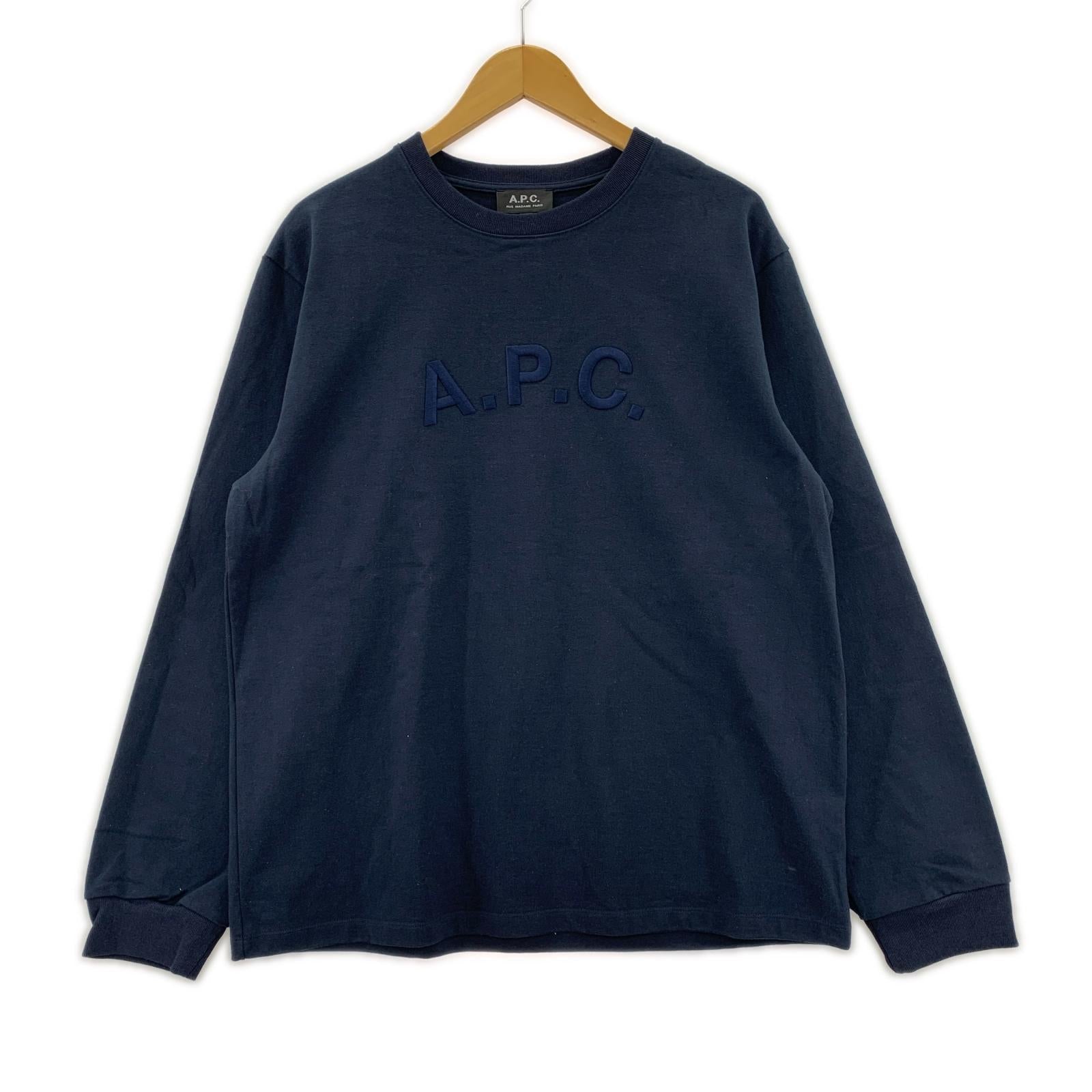 長袖Ｔシャツ ロゴ刺？/M/ネイビー/24246-1-98271 M ネイビー