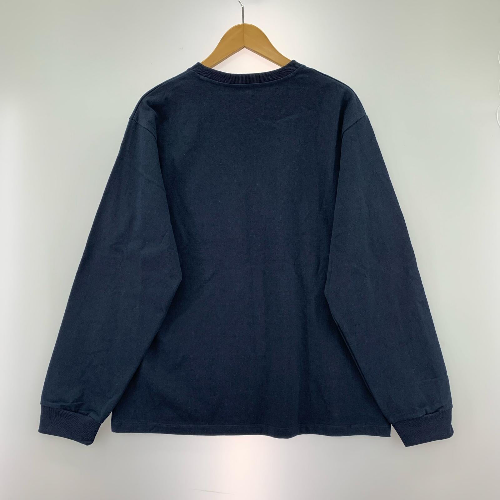長袖Ｔシャツ ロゴ刺？/M/ネイビー/24246-1-98271 M ネイビー