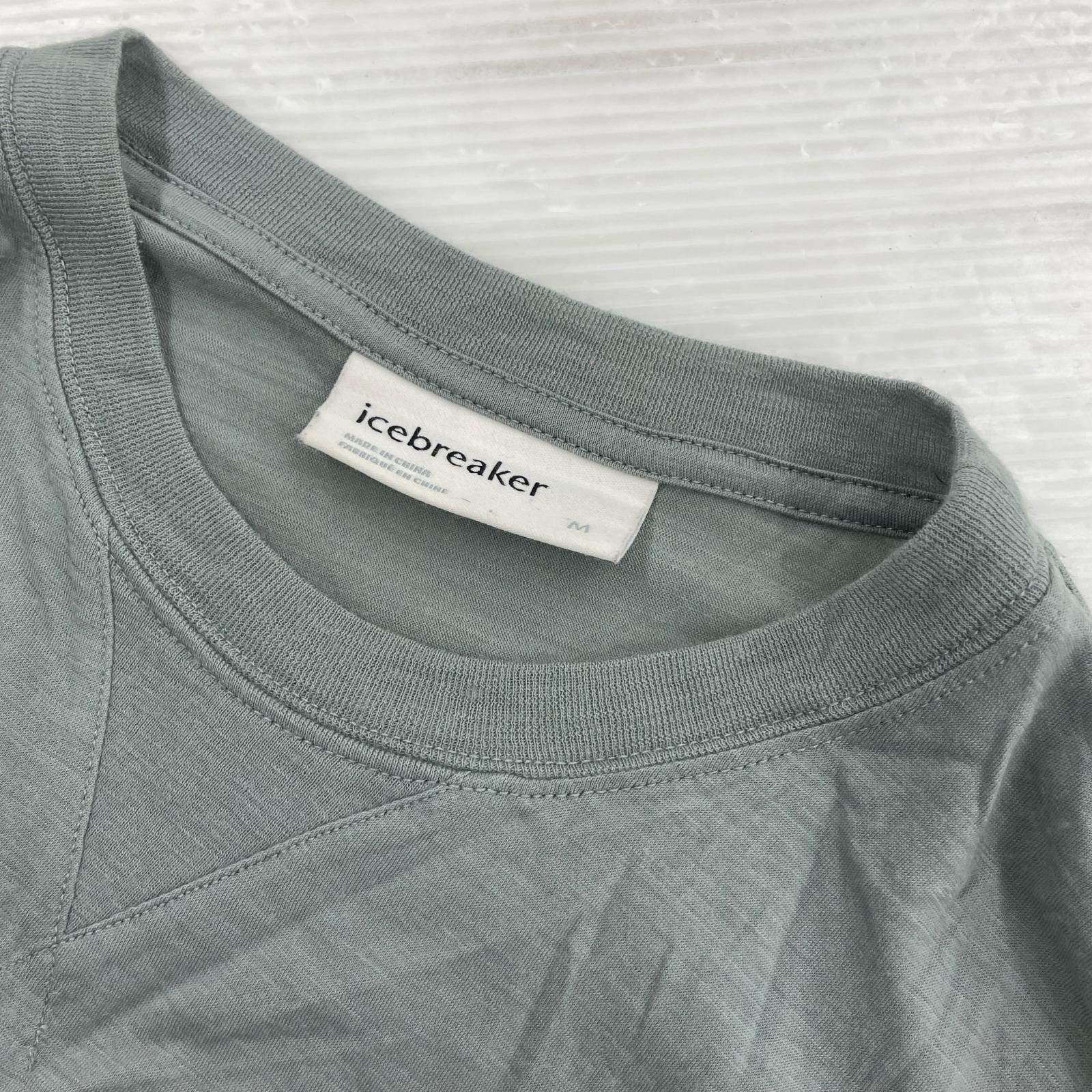 長袖Ｔシャツ ウール グレー M グレー