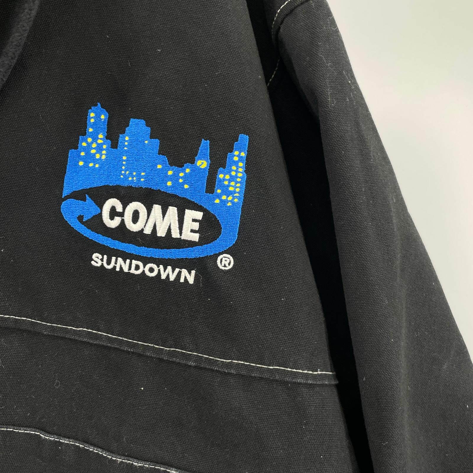 ジャケット COME SUNDOWN decit jacket L L ブラック