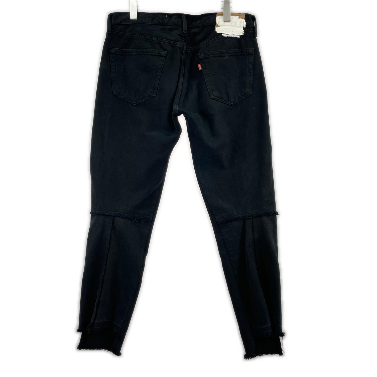 デニムパンツ OLDPARK Levi's 再構築 デニムパンツ L ブラック
