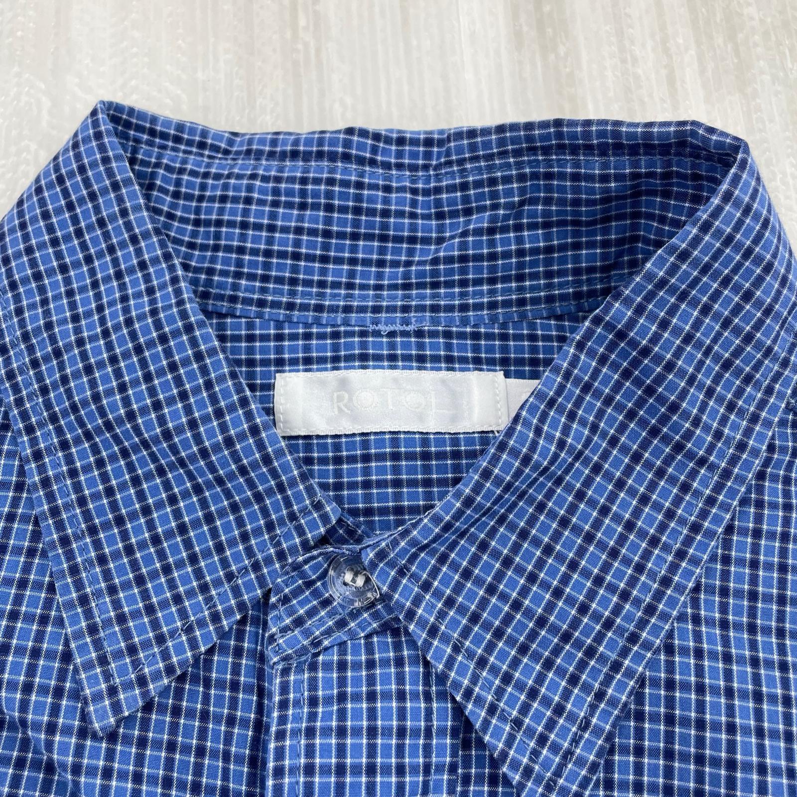 長袖シャツ ROTOL Wide Shirt R11EM15C 青 (2) 2