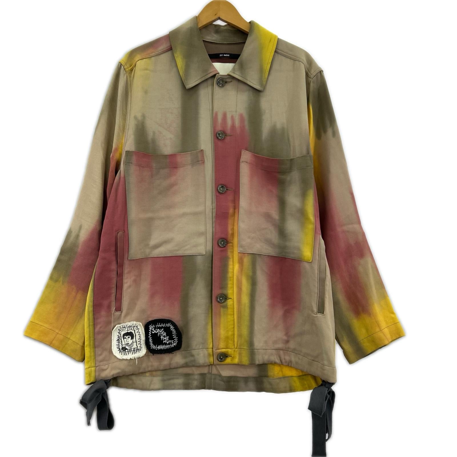 ジャケット 21.1 NAIVE PATHCH POCKET JACKET (46) 46 ベージュ