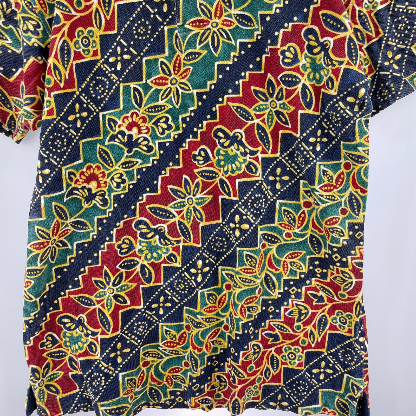 ポロシャツ 90S NAUTICA S/S総柄ポロシャツ (S) S マルチカラー