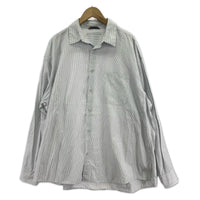 長袖シャツ :CASE 22AW OUTDOOR STRIPE SHIRT SH03-22A (L) L ブルー