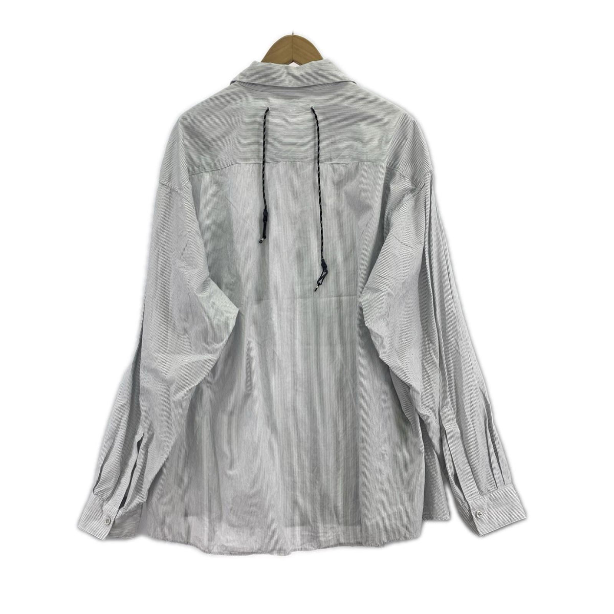 長袖シャツ :CASE 22AW OUTDOOR STRIPE SHIRT SH03-22A (L) L ブルー