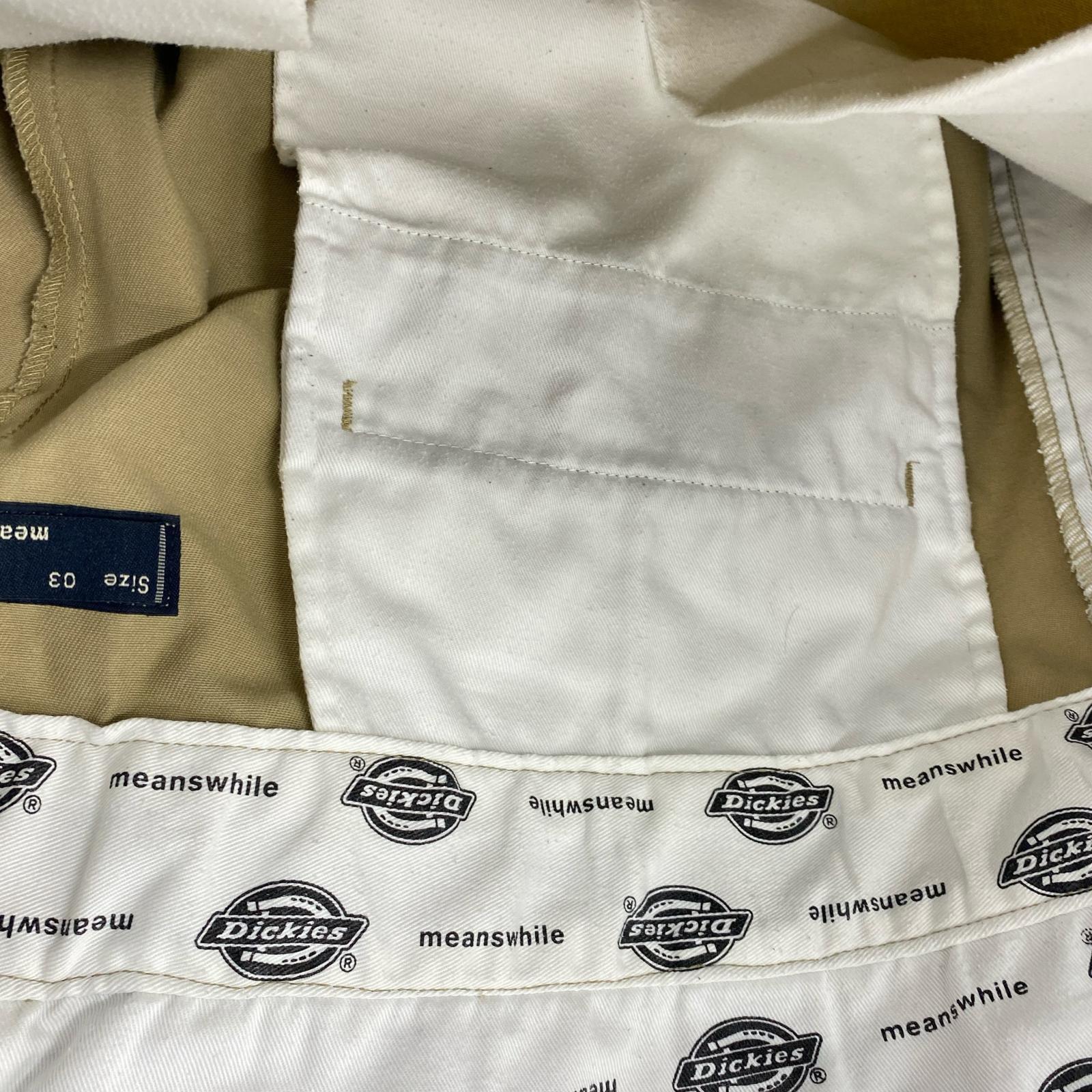 パンツ ×Dickies ワイドチノ ベージュ (03) 3 ベージュ
