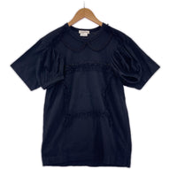 半袖Ｔシャツ COMME des GARCONS フリルカットソー 黒 GR-T028 (S) S ブラック