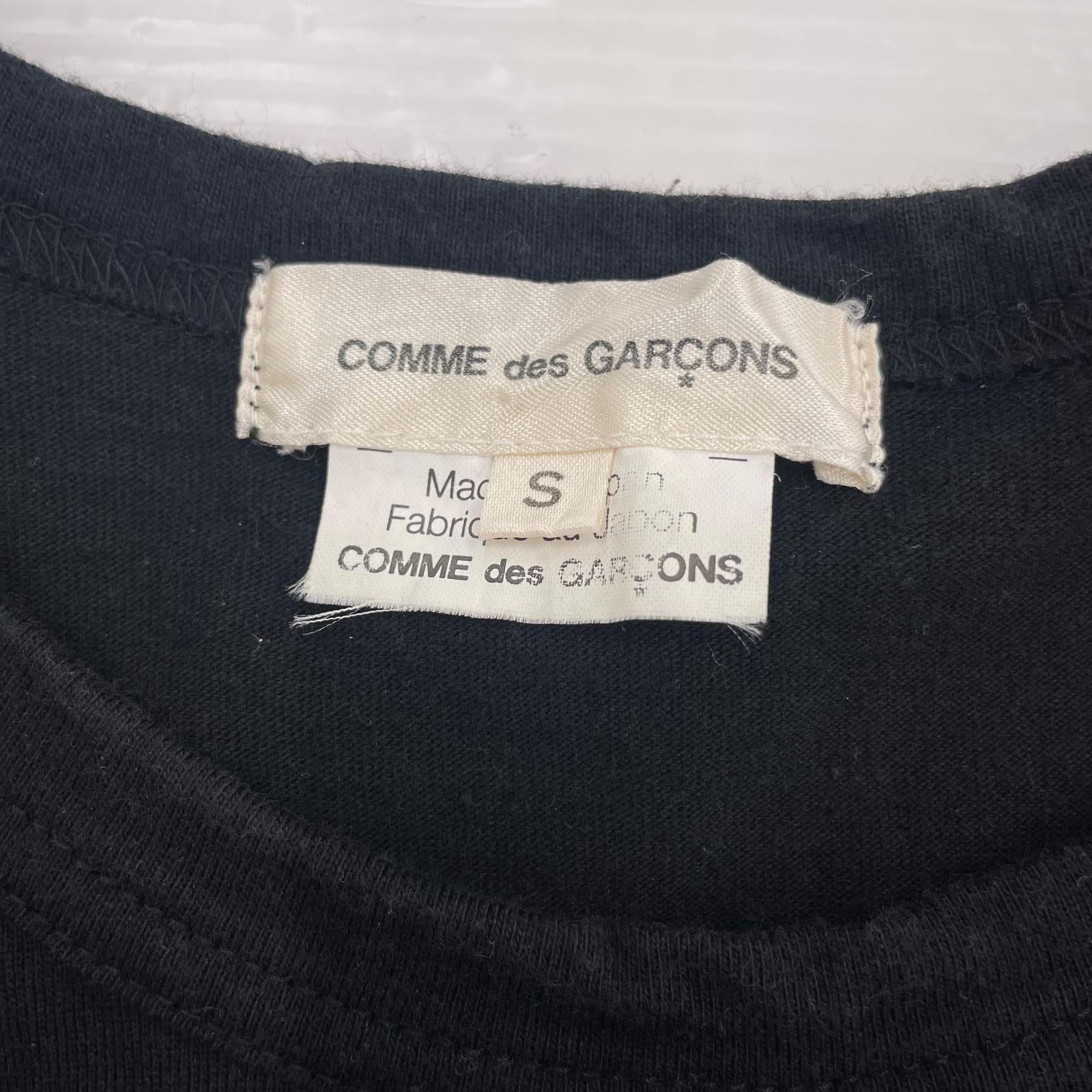 半袖Ｔシャツ COMME des GARCONS フリルカットソー 黒 GR-T028 (S) S ブラック