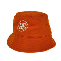 ハット STUSSY ロゴバケットハット オレンジ オレンジ
