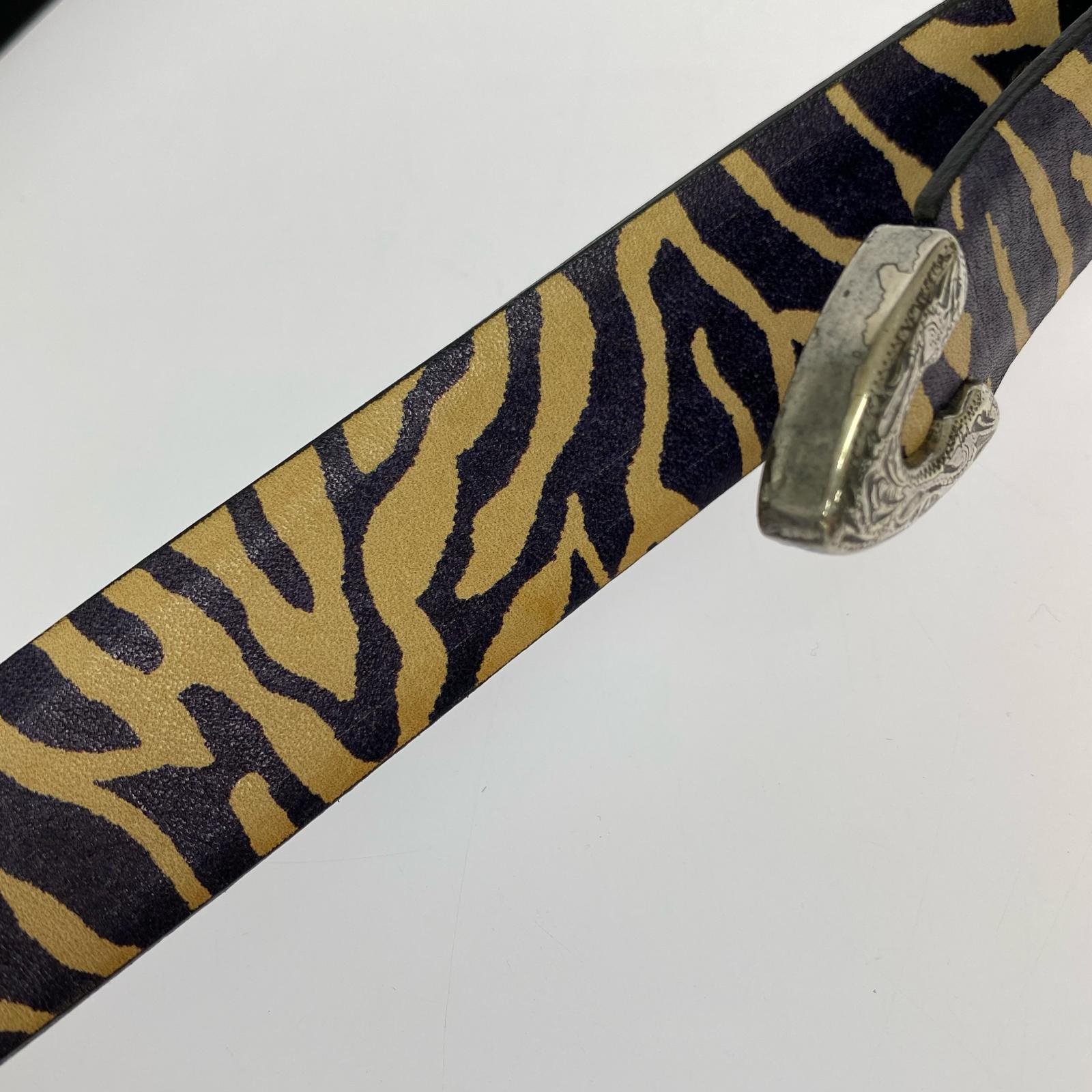 その他アクセサリー TOGA ダブルバックル　ベルト　ゼブラ