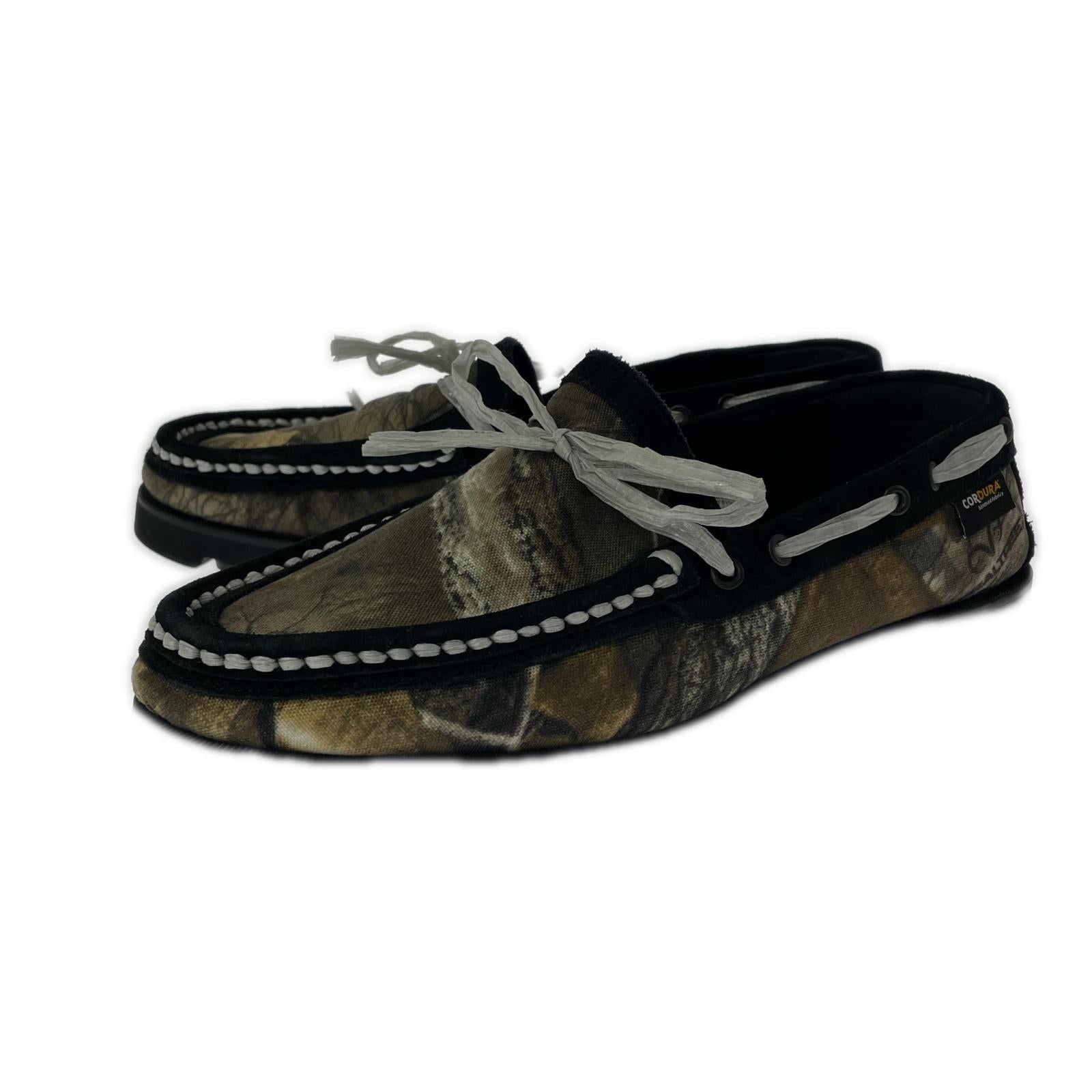 シューズ GETTRY別注 CAMO 迷彩 ローファ カーキ (27.0cm) 27cm (US9 UK8 1/2 EU44)