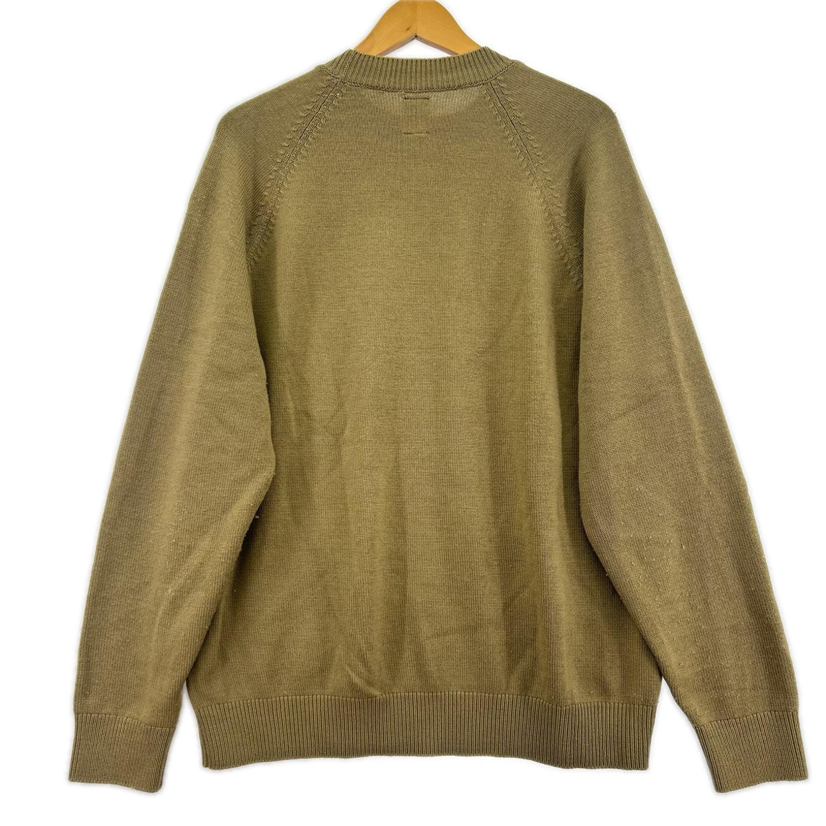 ニット AGING WOOL RAGLAN SLEEVE CREW NECK ｶｰｷ (2) 2 カーキ