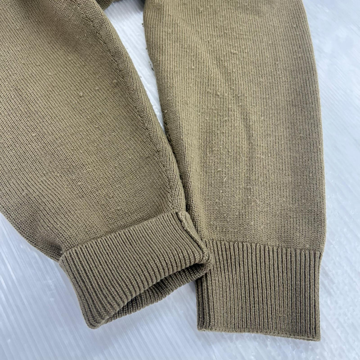 ニット AGING WOOL RAGLAN SLEEVE CREW NECK ｶｰｷ (2) 2 カーキ