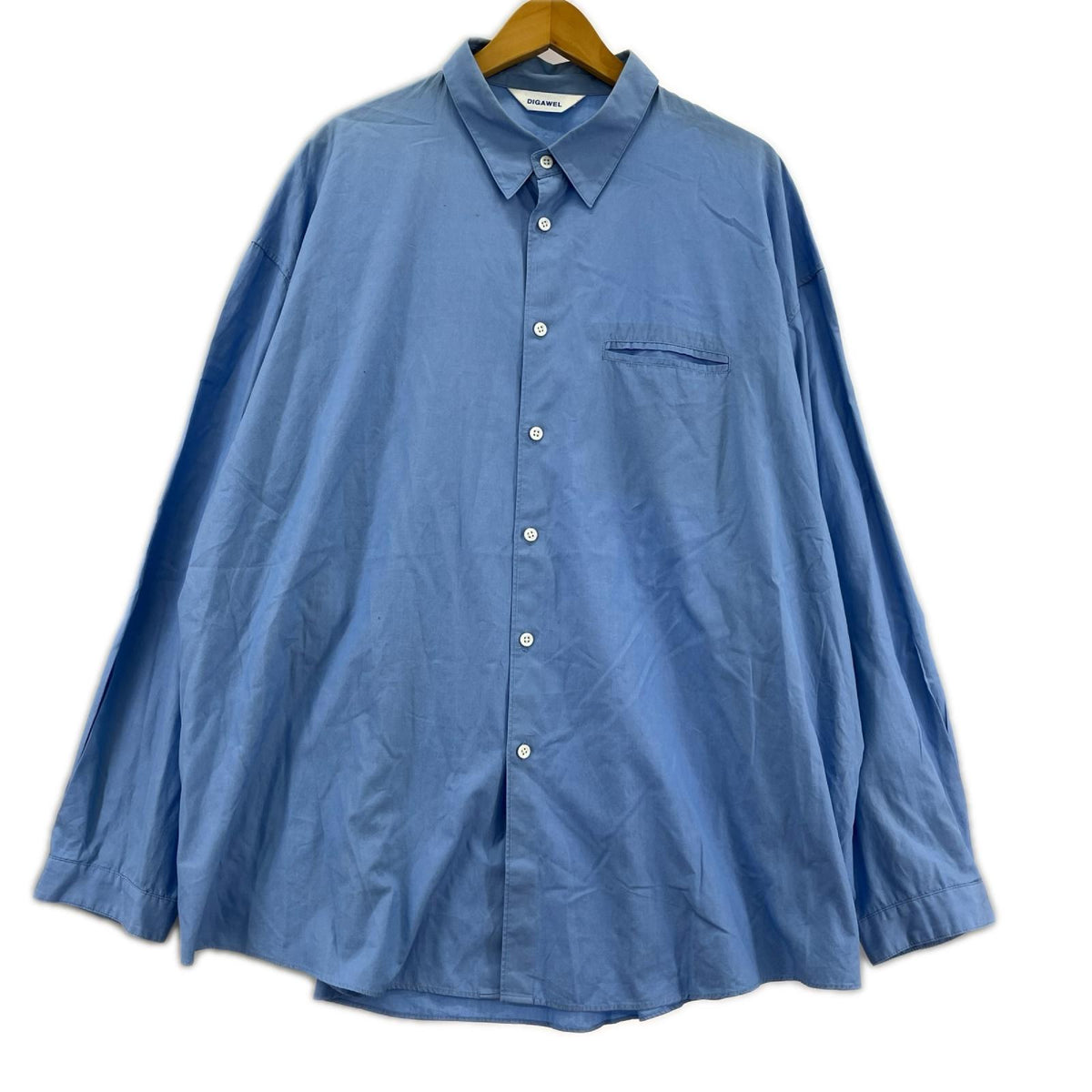 長袖シャツ DIGAWEL L/S SHIRT ｻｯｸｽﾌﾞﾙｰ (F) 2 ブルー