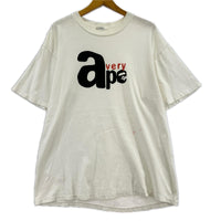 半袖Ｔシャツ VERY APE S/S TEE 白 (L) L ホワイト