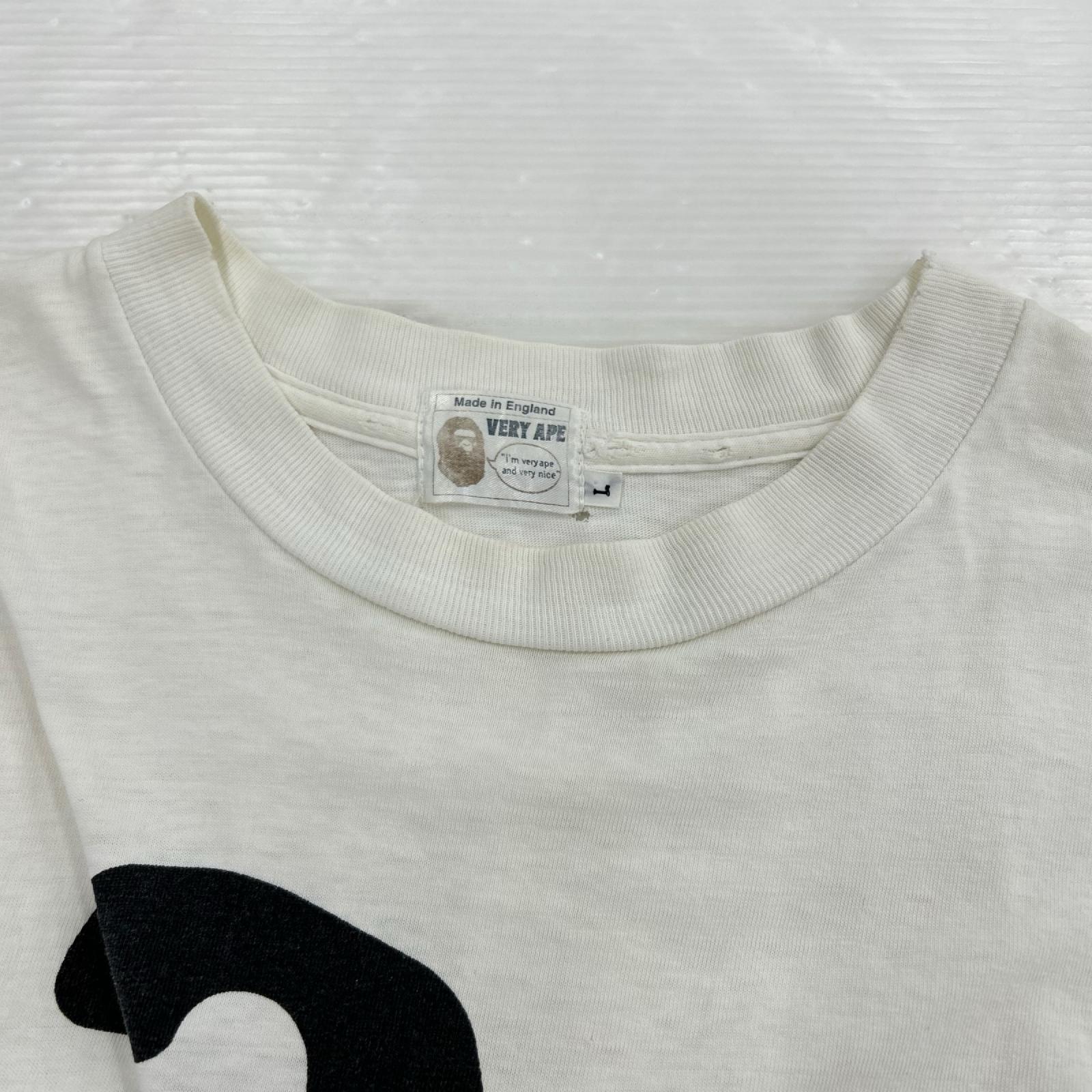 半袖Ｔシャツ VERY APE S/S TEE 白 (L) L ホワイト
