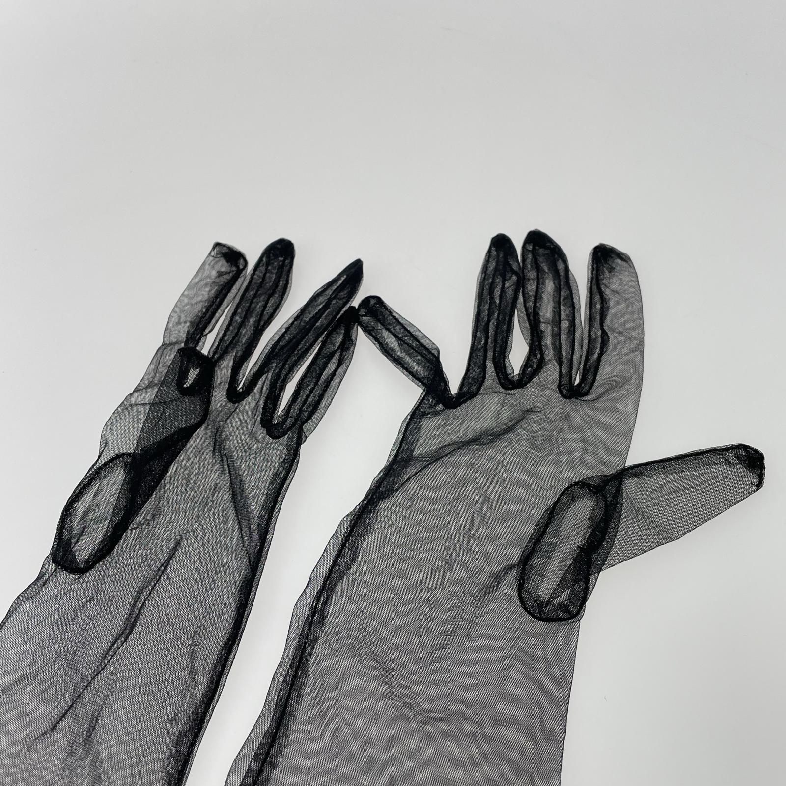 その他アクセサリー VIVIANO ×jurk Tulle Gloves 黒 ブラック