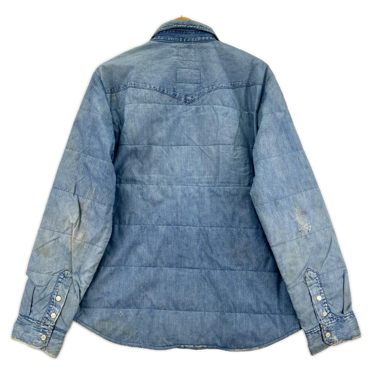 ジャケット × RHC Ron Herman 転写ﾌﾟﾘﾝﾄ ｲﾝﾃﾞｨｺﾞ (L) L ブルー