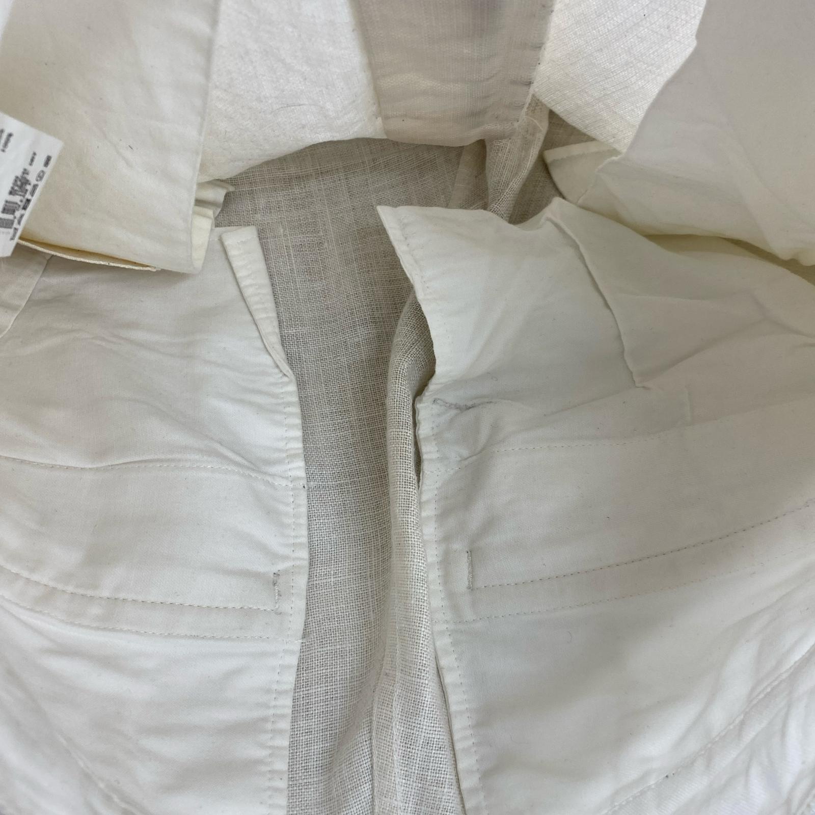 パンツ 2Tack Linen Pant 白 (M) M ブラック
