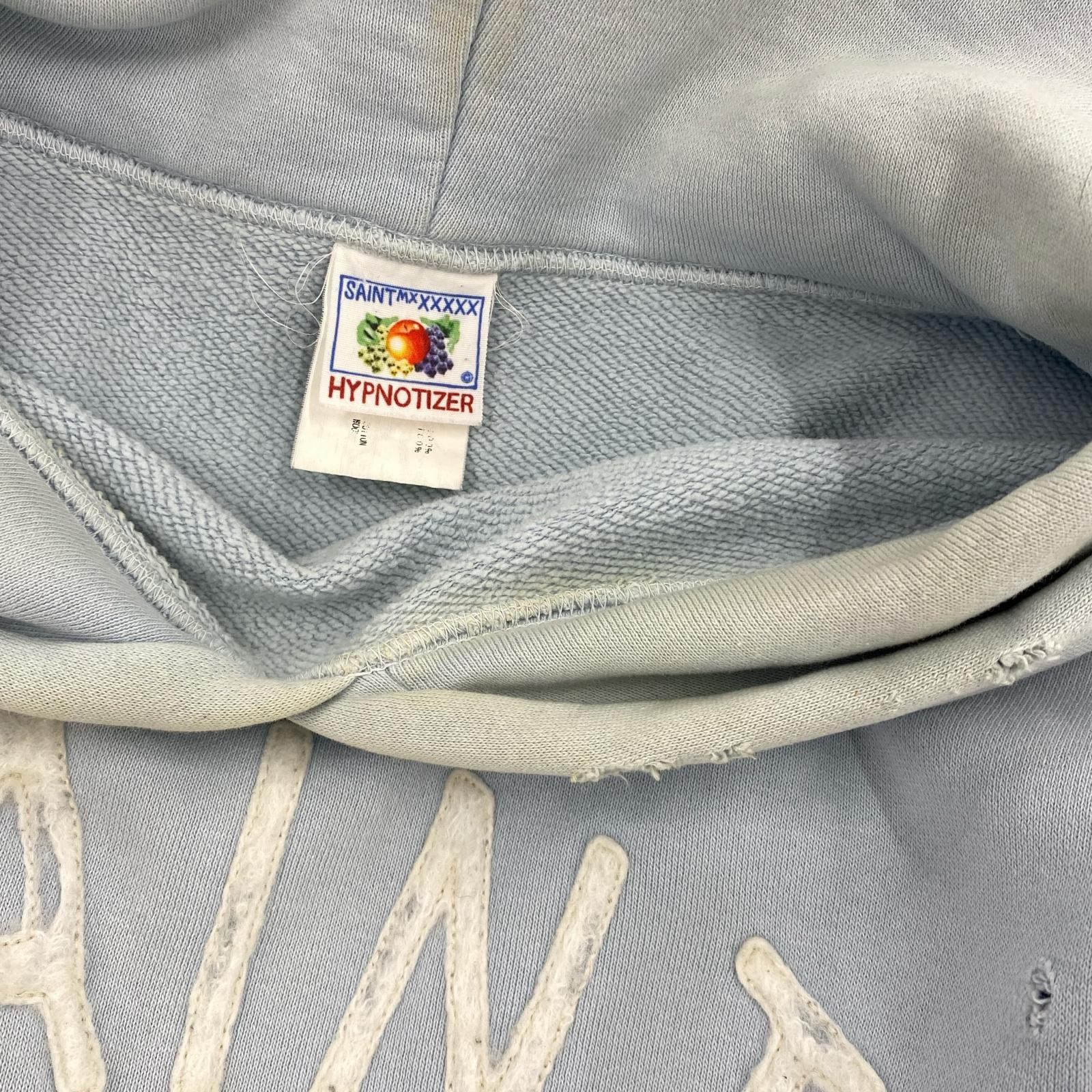 パーカー HOLY RELICS FELT HOODIE 青 (XL) ブルー