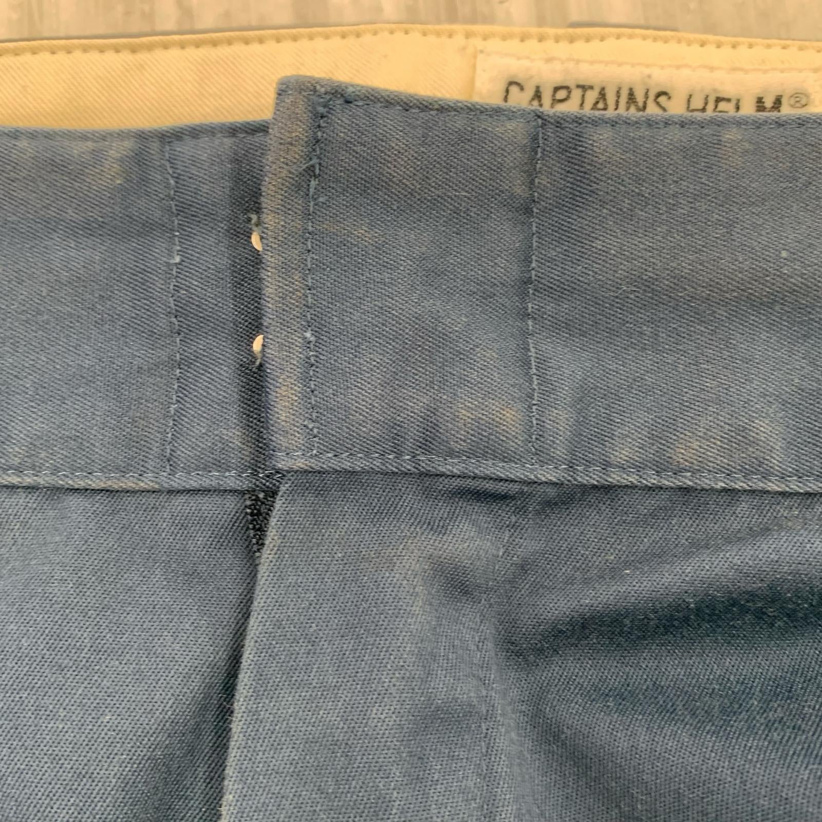 パンツ Captains Helm ワークパンツ 青 (M) M ネイビー