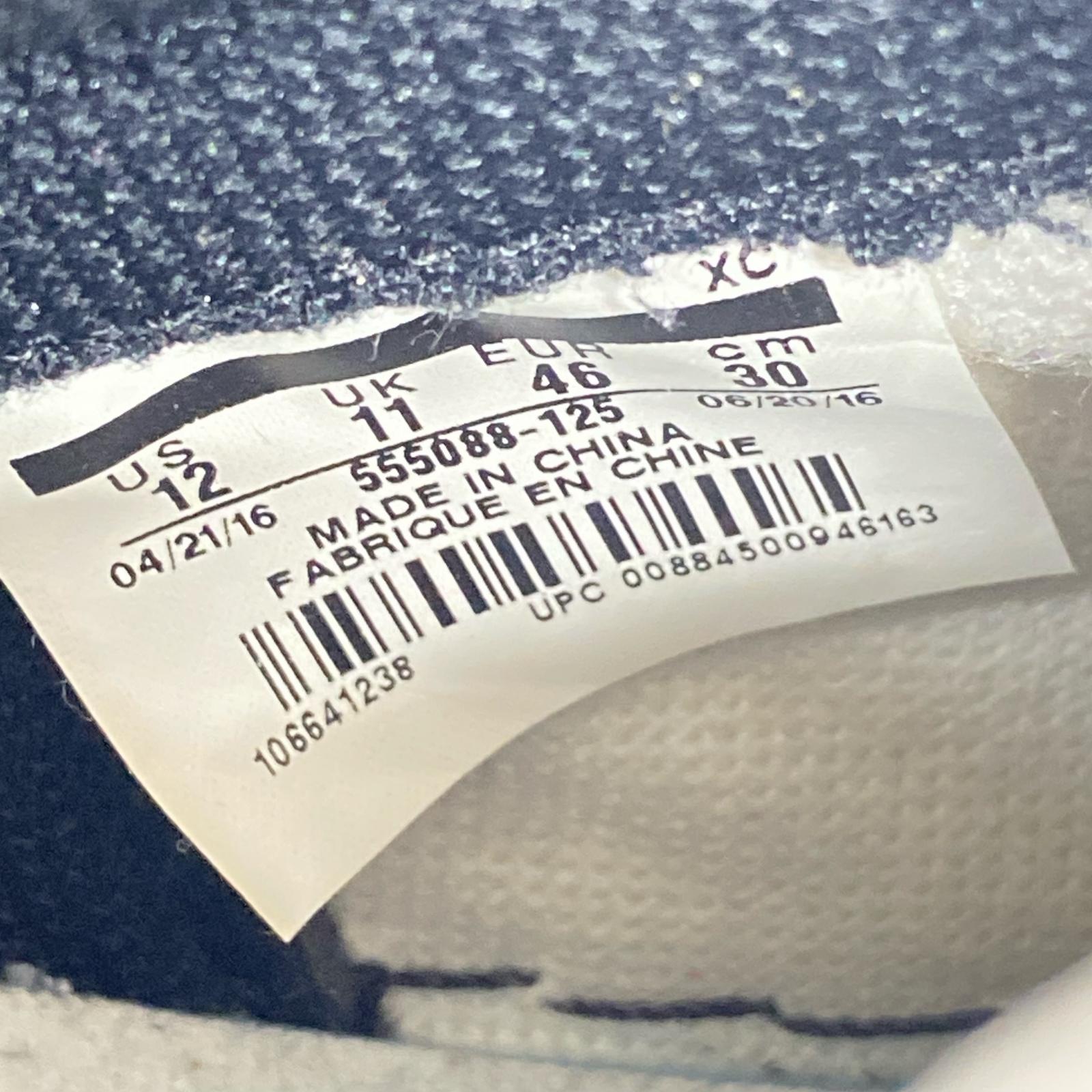 スニーカー NIKE AIR JORDAN 1 RETRO HIGH OG BLACK TOE 555088-125 (30) 30cm (US12 UK11 1/2 EU50)